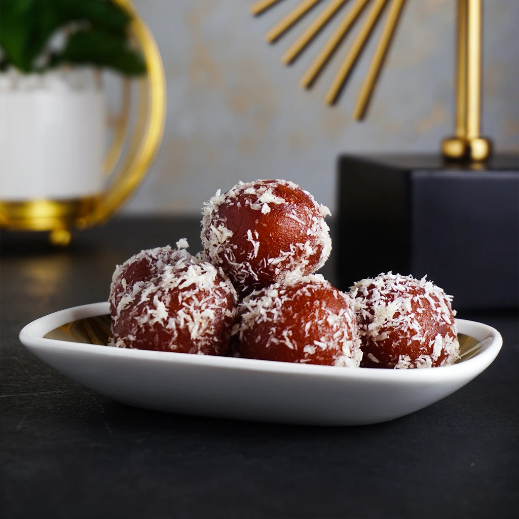 Coconut Gulab Jamun