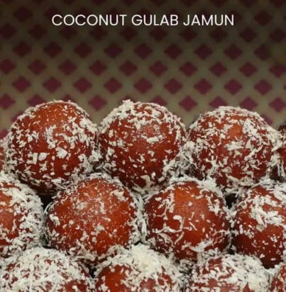 Coconut Gulab Jamun