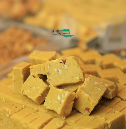 cafe sajawal Sweets-besan-barfi